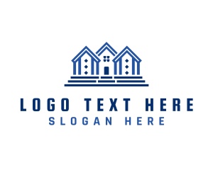 Roofing - Residential Roofing Real Estate logo design