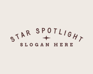 Stylish Retro Star logo design