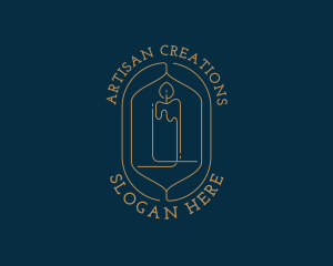 Artisanal Candle Decor logo design