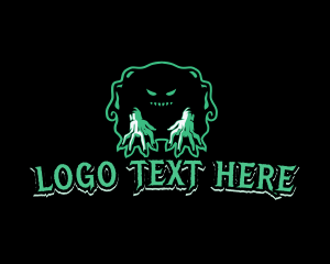 Creepy - Scary Monster Beast logo design