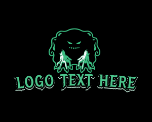 Scary Monster Beast Logo