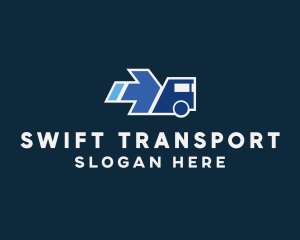 Logistics Arrow Trucking logo design