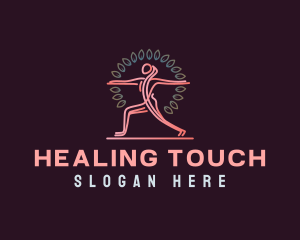 Yoga Wellness Exercise logo design