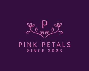 Feminine Floral Ornament Florist logo design