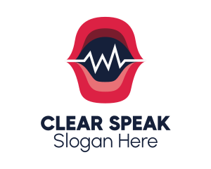 Speech - Voice Recording Soundwave logo design