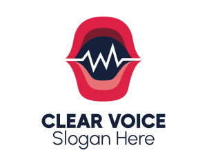 Voiceover - Voice Recording Soundwave logo design