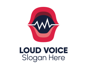 Voice Recording Soundwave logo design