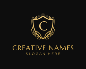 Name - Luxury Classy Shield logo design