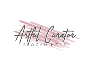 Makeup Beauty Wordmark logo design