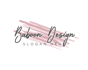 Makeup Beauty Wordmark logo design