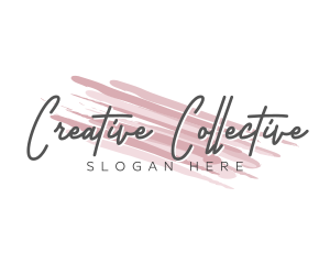 Makeup Beauty Wordmark logo design