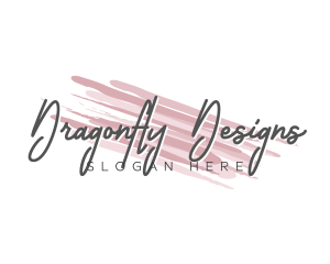 Makeup Beauty Wordmark logo design