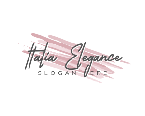 Makeup Beauty Wordmark logo design