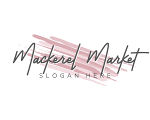 Makeup Beauty Wordmark logo design