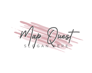 Makeup Beauty Wordmark logo design