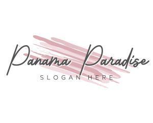 Makeup Beauty Wordmark logo design