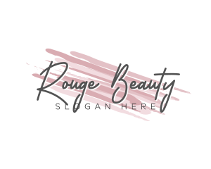 Makeup Beauty Wordmark logo design