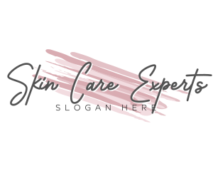 Dermatologist - Makeup Beauty Wordmark logo design