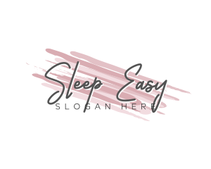 Makeup Beauty Wordmark logo design