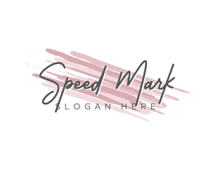 Makeup Beauty Wordmark logo design