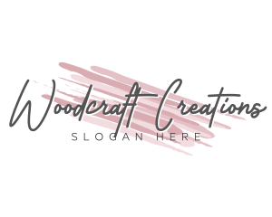 Makeup Beauty Wordmark logo design