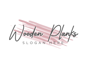 Makeup Beauty Wordmark logo design