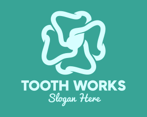 Tooth - Floral Tooth Dentistry logo design