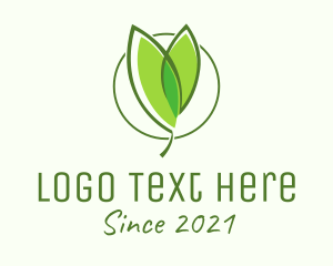 Landscaping - Organic Seedling Plant logo design