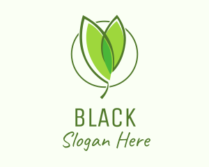 Organic Seedling Plant  Logo