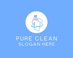 Bleach - Shirt Laundry Detergent logo design