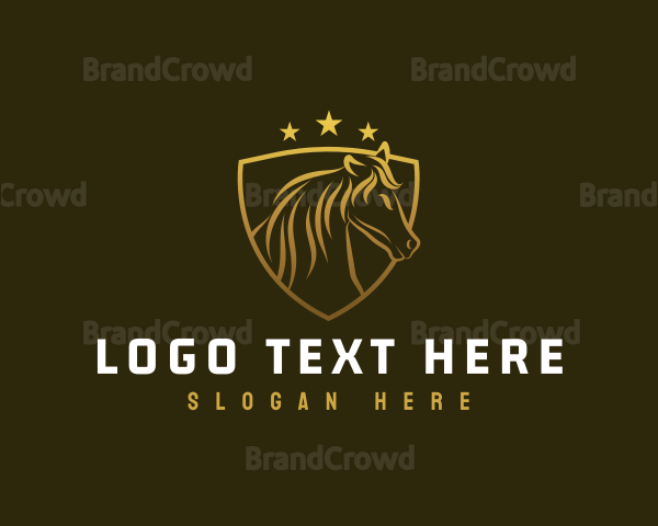 Golden Horse Premium Logo