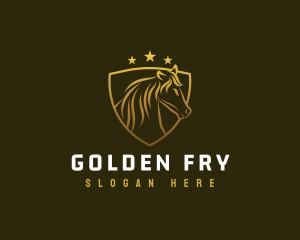 Golden Horse Premium logo design