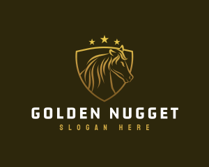 Golden Horse Premium logo design