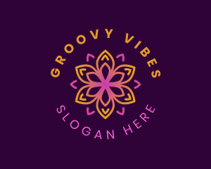 Groovy - Kaleidoscope Flower Petal logo design