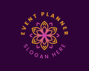 Entertainment - Kaleidoscope Flower Petal logo design