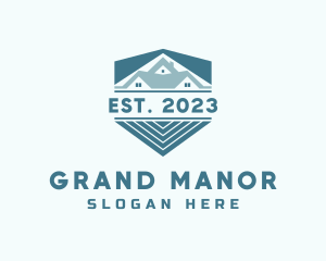 Home Mansion Real Estate logo design