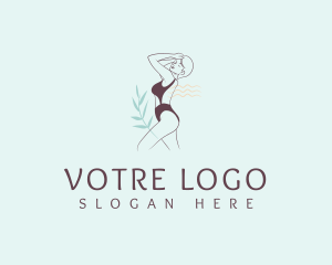 Erotic - Summer Feminine Bikini logo design