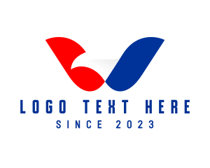 Air Transport - American Eagle Letter W logo design