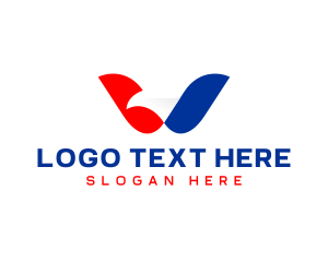 Air Travel - American Eagle Letter W logo design