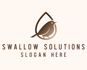 Swallow - Brown Bird Sanctuary logo design