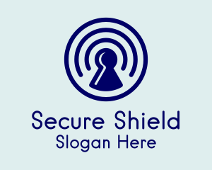 Security Keyhole Lock  Logo