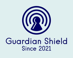 Secure - Security Keyhole Lock logo design
