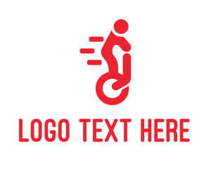 Transport - Electric Unicycle Personal Transporter logo design
