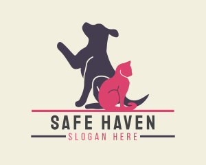 Animal Veterinary Shelter logo design