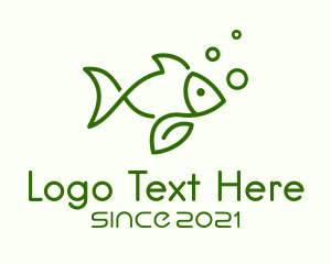 Sardine - Organic Fish Farm logo design