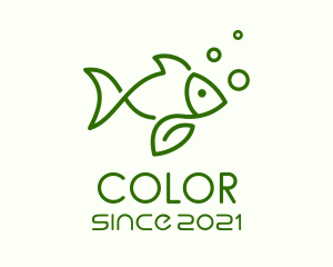 Tilapia - Organic Fish Farm logo design