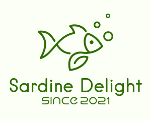 Organic Fish Farm logo design