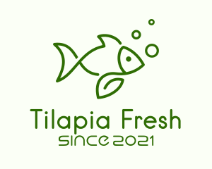 Organic Fish Farm logo design