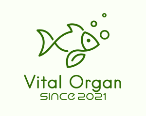 Organic Fish Farm logo design