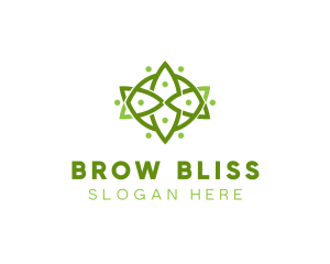 Floral Wellness Decor logo design